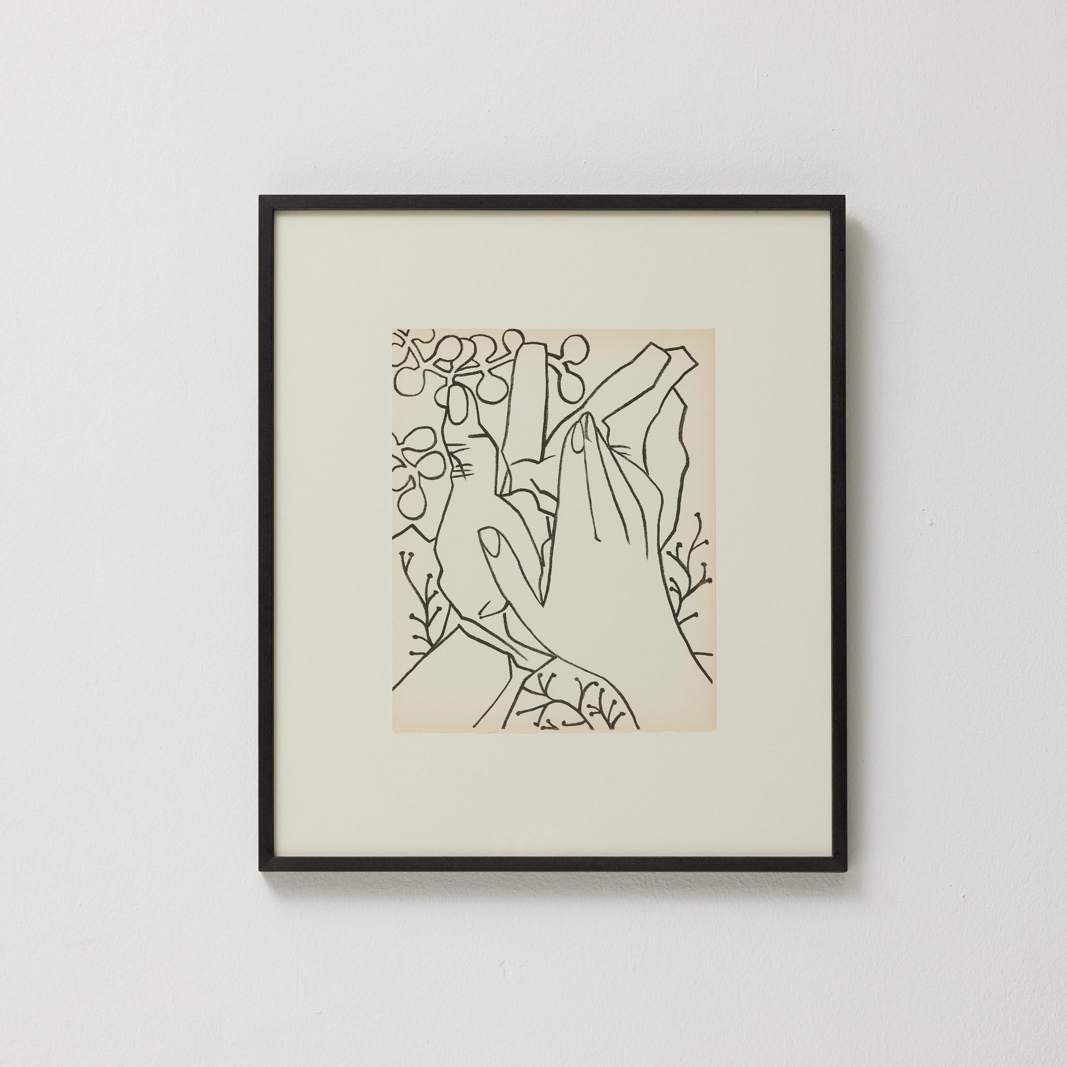Françoise Gilot litografía original 
