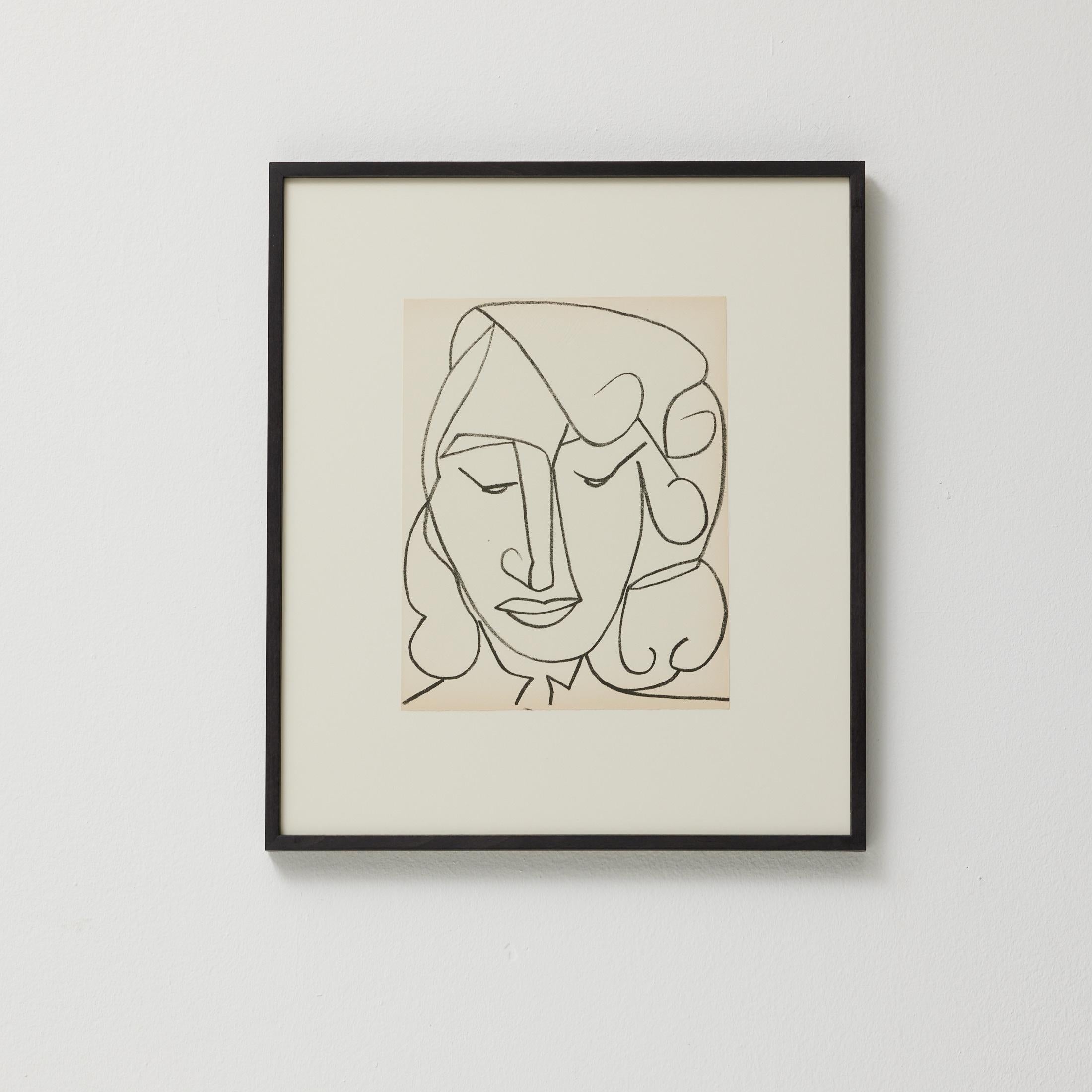 Françoise Gilot litografía original 