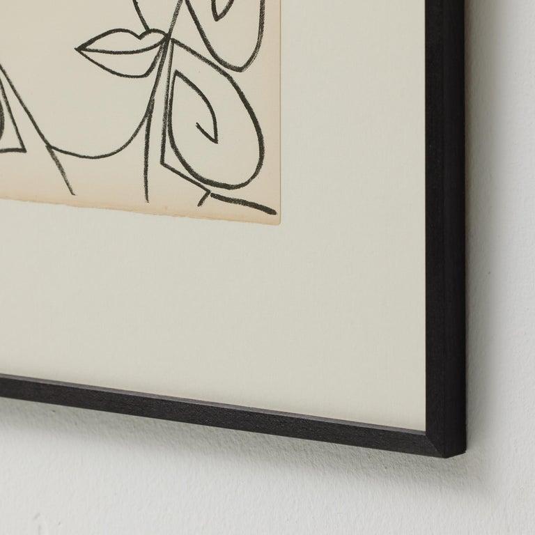 Françoise Gilot Lithograph 'Portrait of a Woman', 1951 mediados del siglo XX en venta