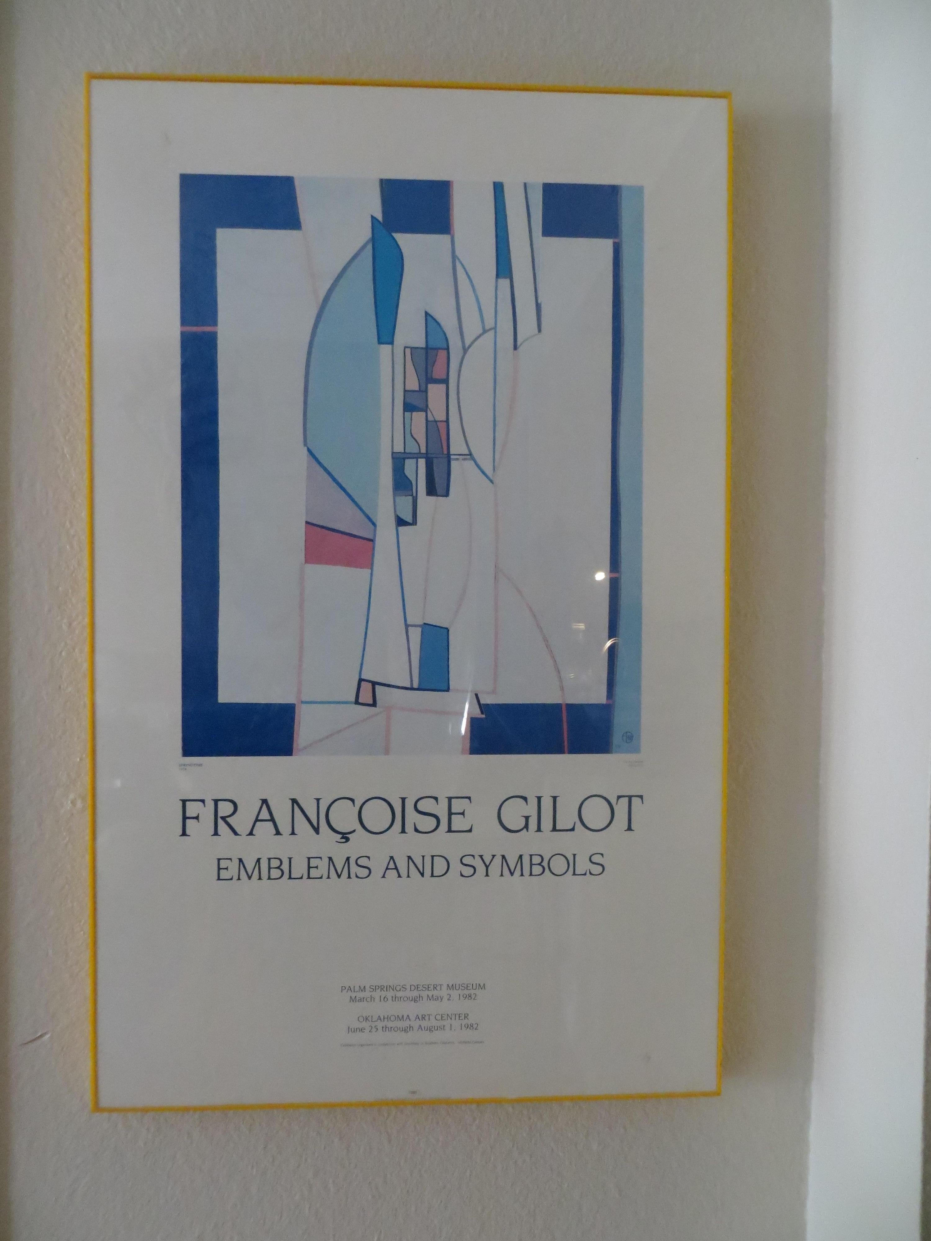 Francoise Gilot 1982 Exhibition Poster 2