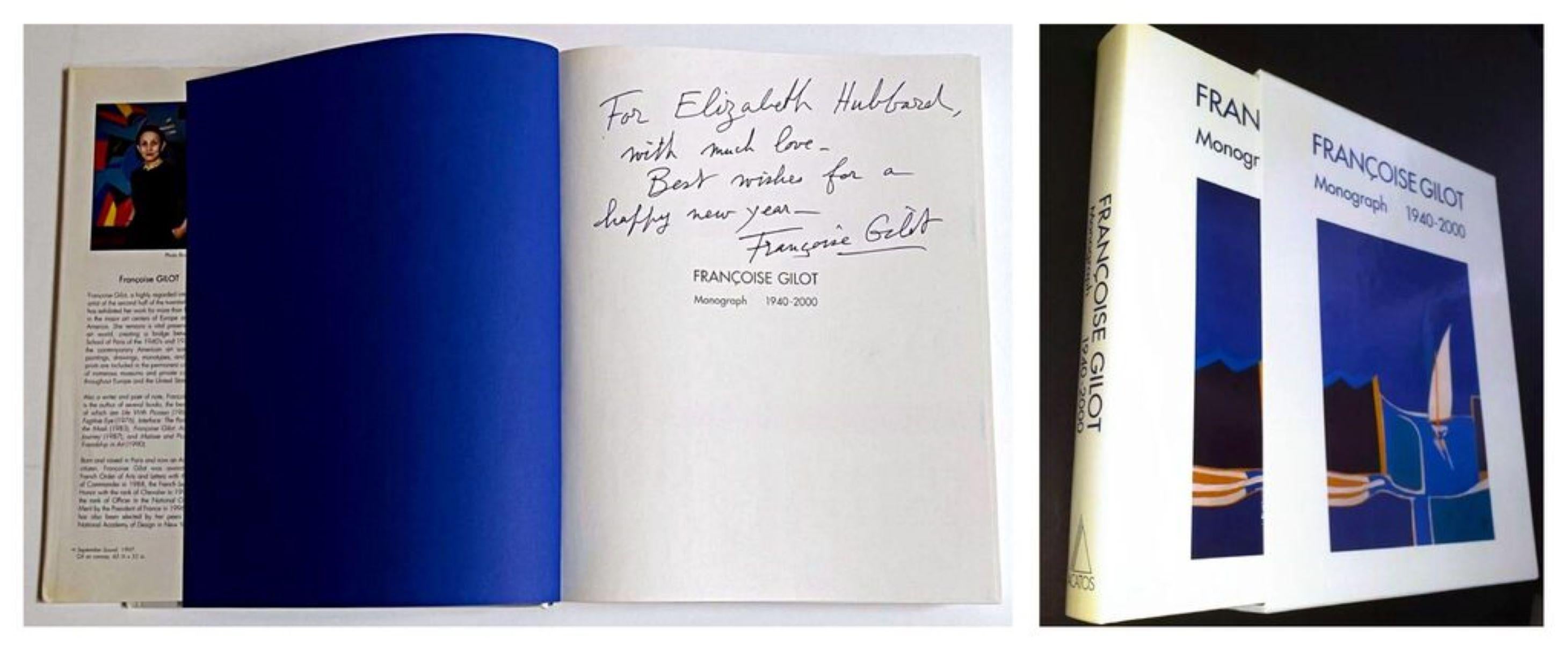 Francoise Gilot Monographie 1940-2000 (handsigniert und beschriftet mit der berühmten Schauspielerin)