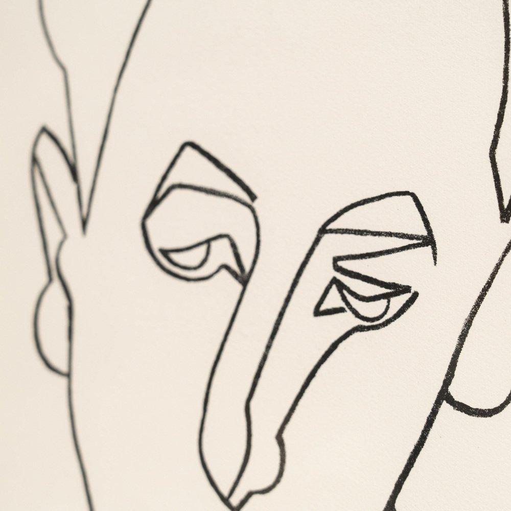 Françoise Gilot, Portraits of a Woman, 1951, Limited Editon Framed Lithography For Sale 10