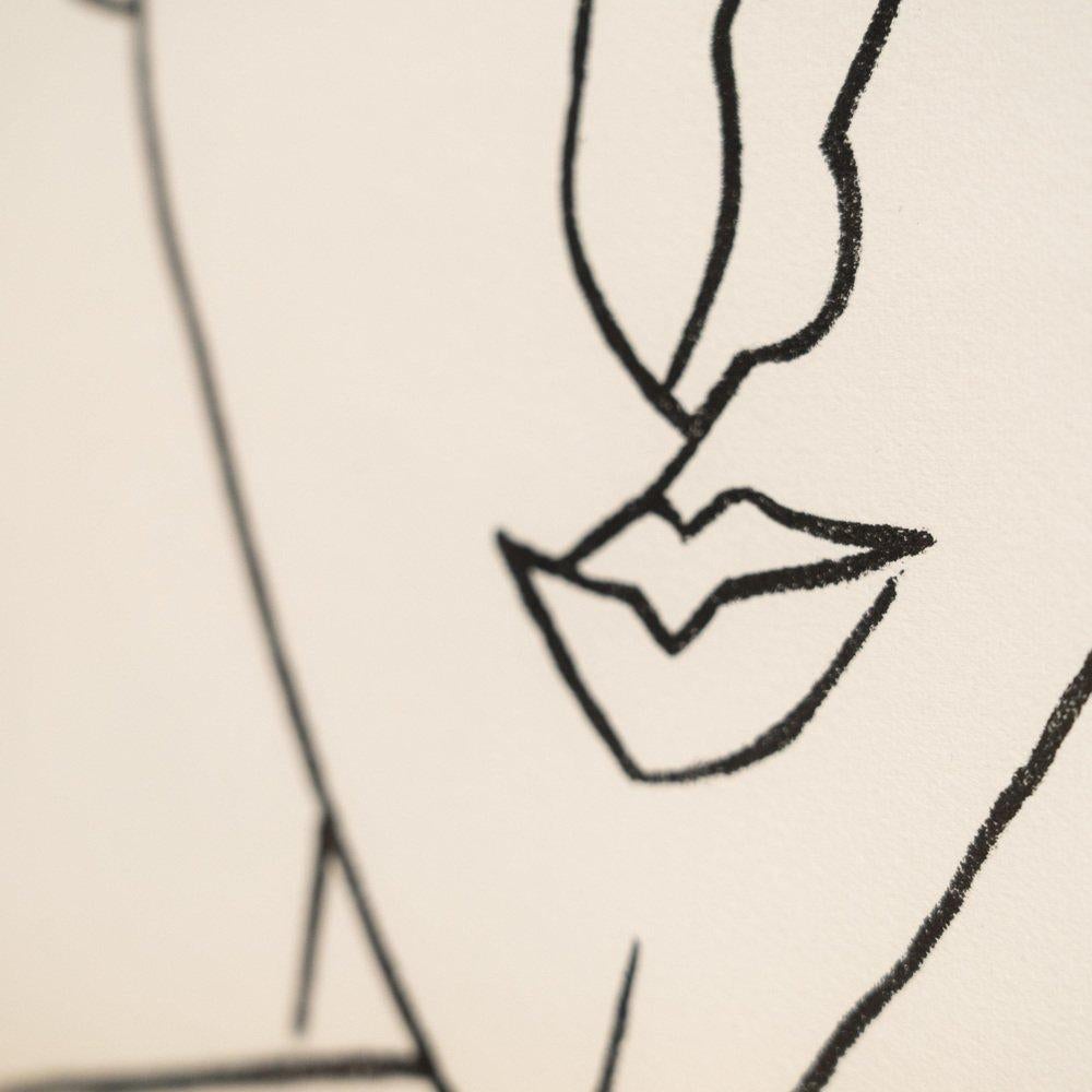 Françoise Gilot, Portraits of a Woman, 1951, Limited Editon Framed Lithography For Sale 5