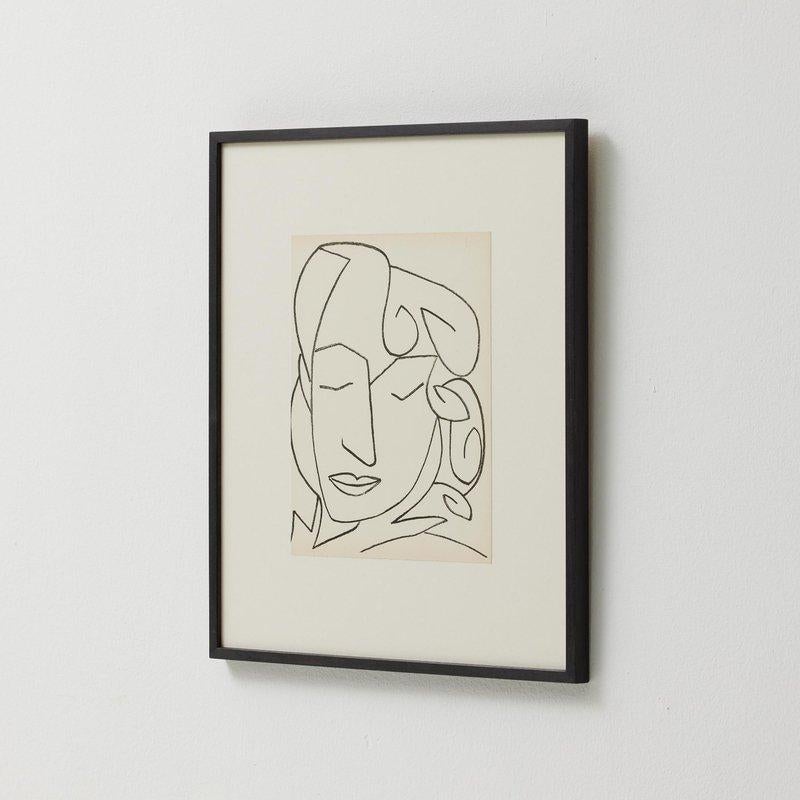 Françoise Gilot, Portraits of a Woman, 1951, Limited Editon Framed Lithography For Sale 9