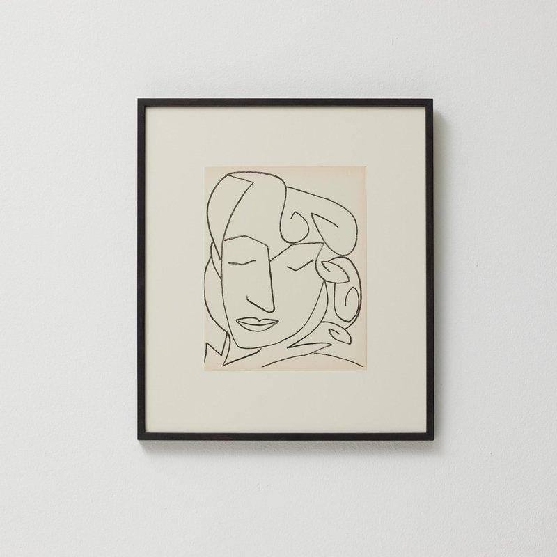 Françoise Gilot, Portraits of a Woman, 1951, Limited Editon Framed Lithography For Sale 1