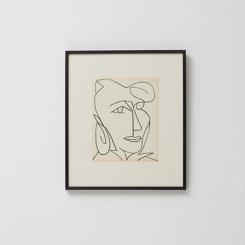 Françoise Gilot, Portraits of a Woman, 1951, Limited Editon Framed Lithography For Sale 1