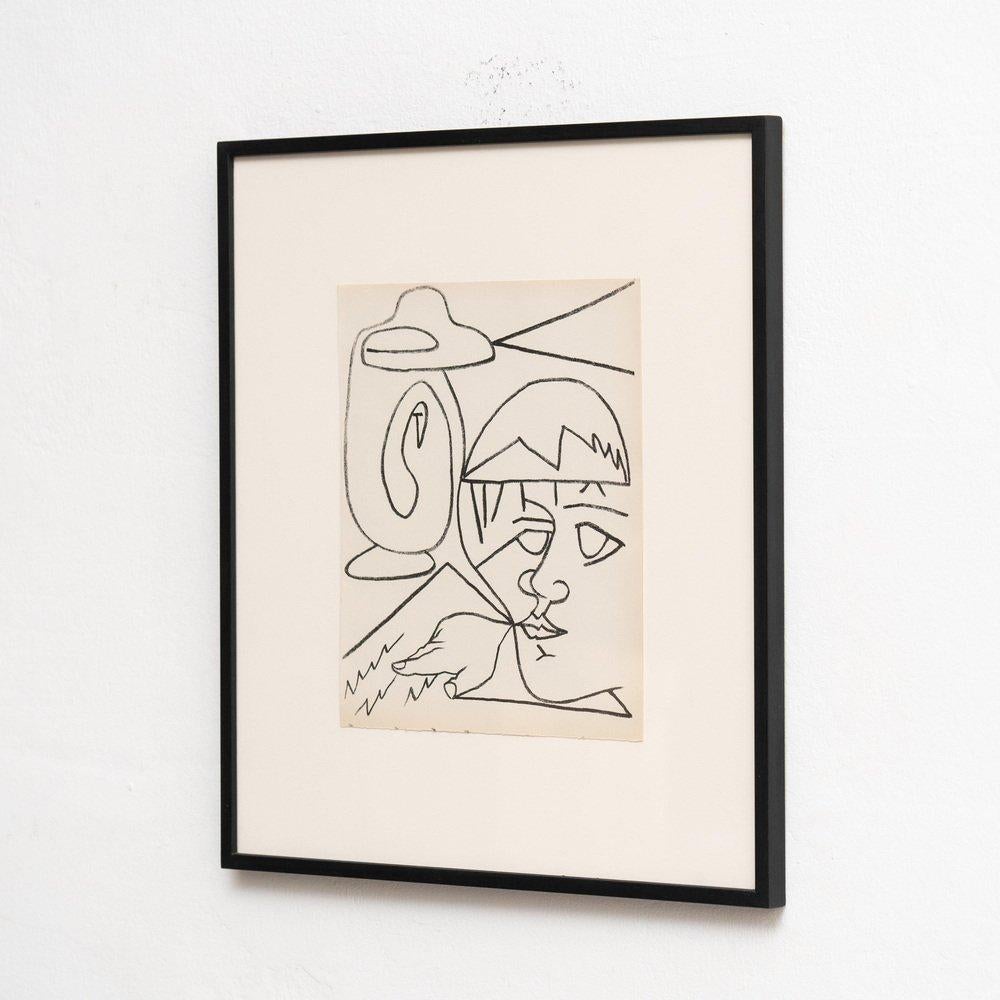 Françoise Gilot, Portraits of a Woman, 1951, Limited Editon Framed Lithography For Sale 1