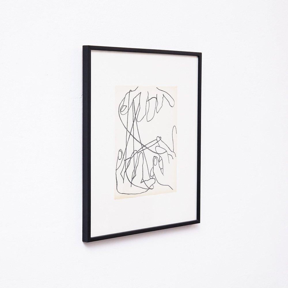 Françoise Gilot, Portraits of a Woman, 1951, Limited Editon Framed Lithography For Sale 1