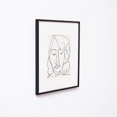 Françoise Gilot, Portraits de femme, 1951, lithographie encadrée à tirage limité