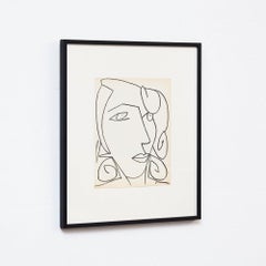 Françoise Gilot, Portraits of a Woman, 1951, Limited Editon Framed Lithography