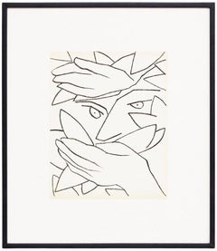 Françoise Gilot, Porträts einer Frau, 1951, Limitierte Auflage Gerahmte Lithographie