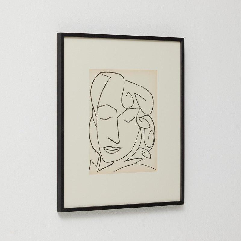 Françoise Gilot, Portraits of a Woman, 1951, Limited Editon Framed Lithography For Sale 2
