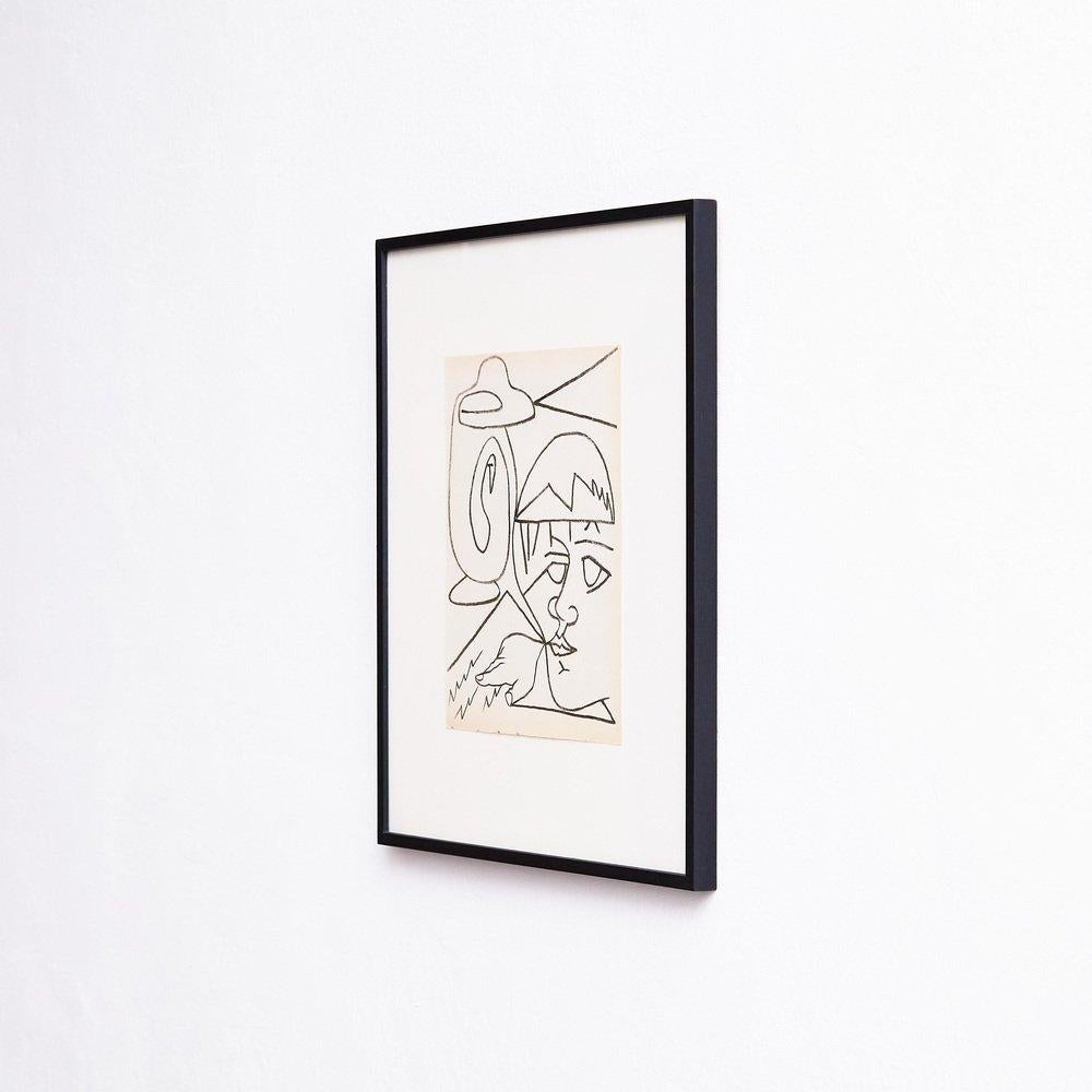 Françoise Gilot, Portraits of a Woman, 1951, Limited Editon Framed Lithography For Sale 2