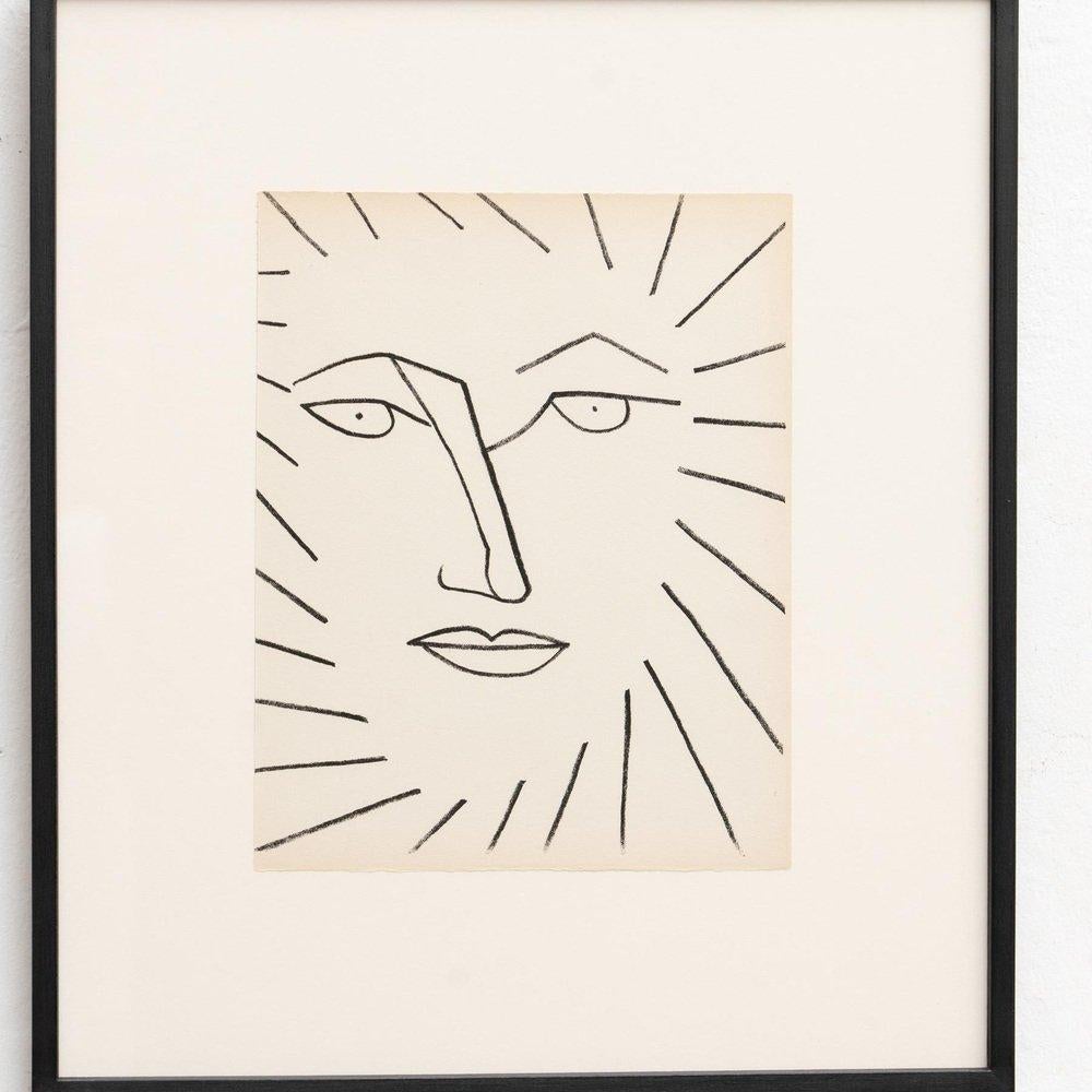 Françoise Gilot, Portraits of a Woman, 1951, Limited Editon Framed Lithography For Sale 2