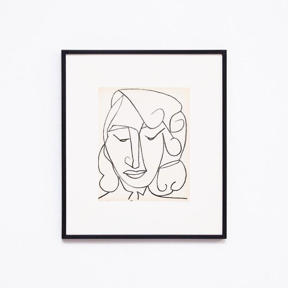 Françoise Gilot, Portraits of a Woman, 1951, Limited Editon Framed Lithography im Angebot 3
