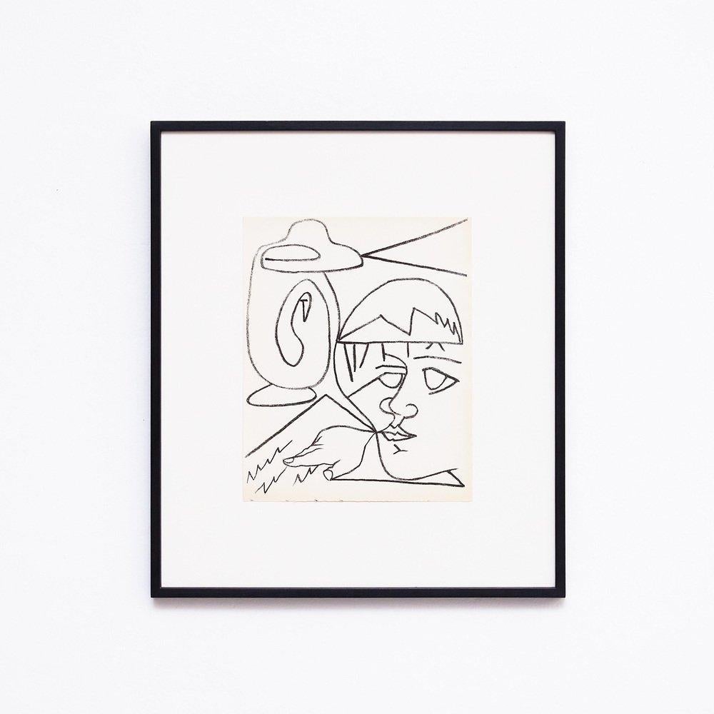 Françoise Gilot, Portraits of a Woman, 1951, Limited Editon Framed Lithography For Sale 3