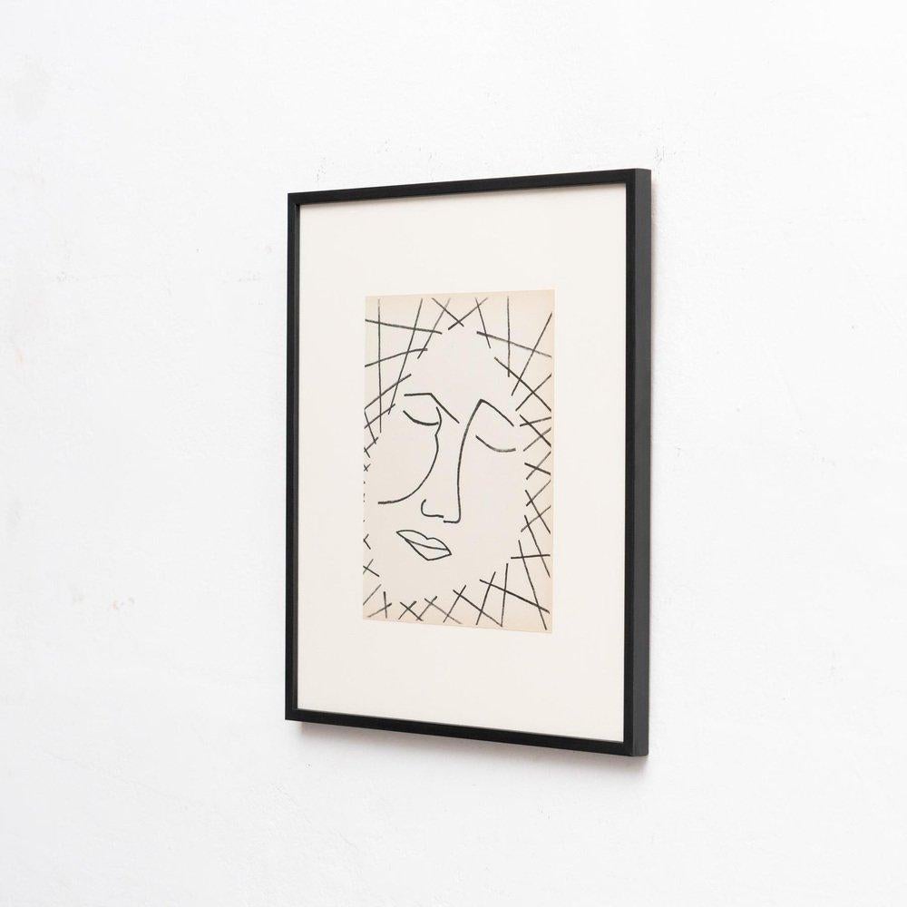 Françoise Gilot, Portraits of a Woman, 1951, Limited Editon Framed Lithography For Sale 3