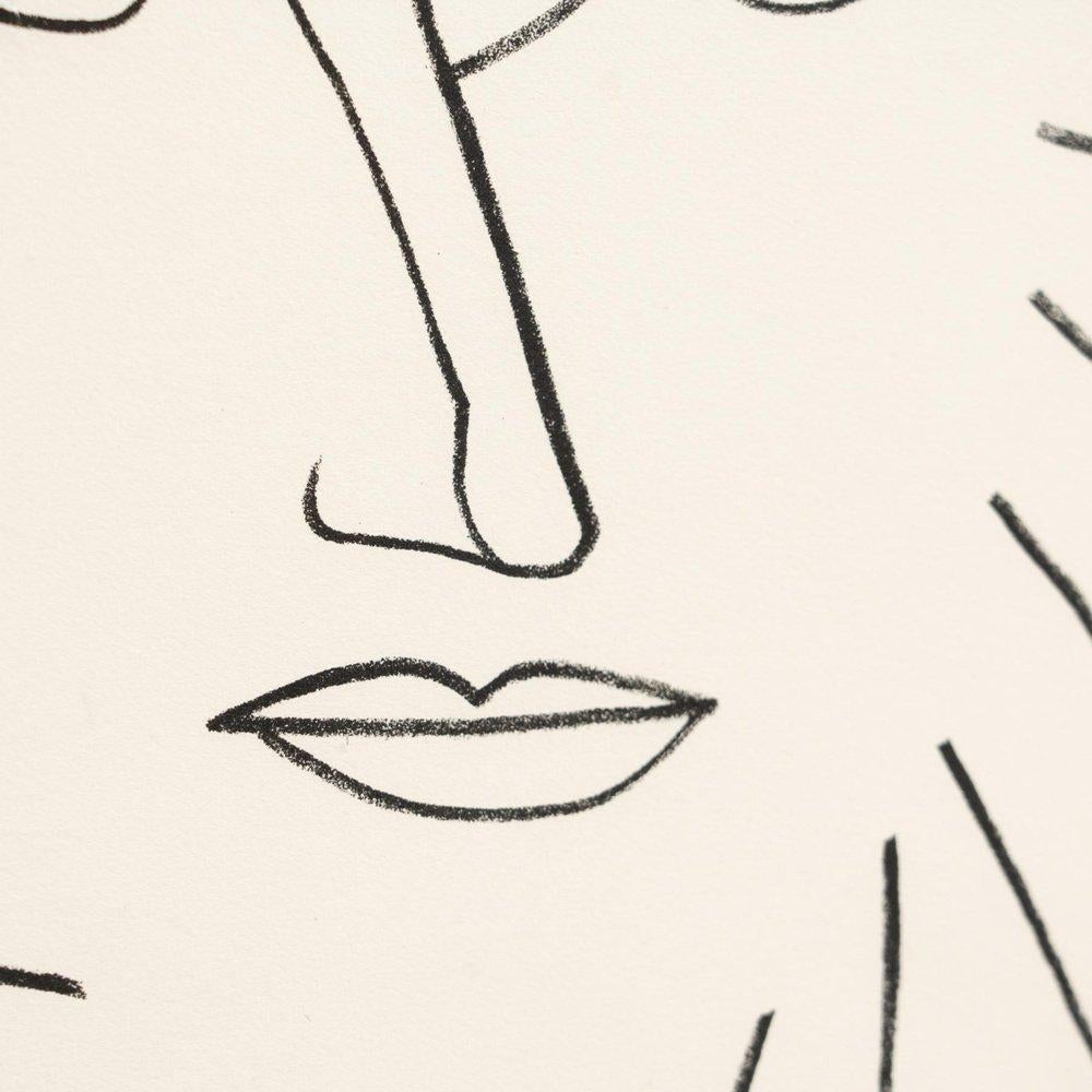 Françoise Gilot, Portraits of a Woman, 1951, Limited Editon Framed Lithography For Sale 4