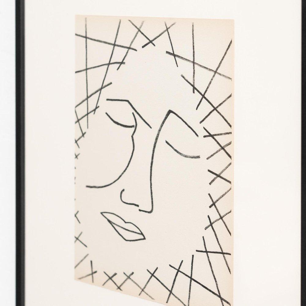 Françoise Gilot, Portraits of a Woman, 1951, Limited Editon Framed Lithography For Sale 4