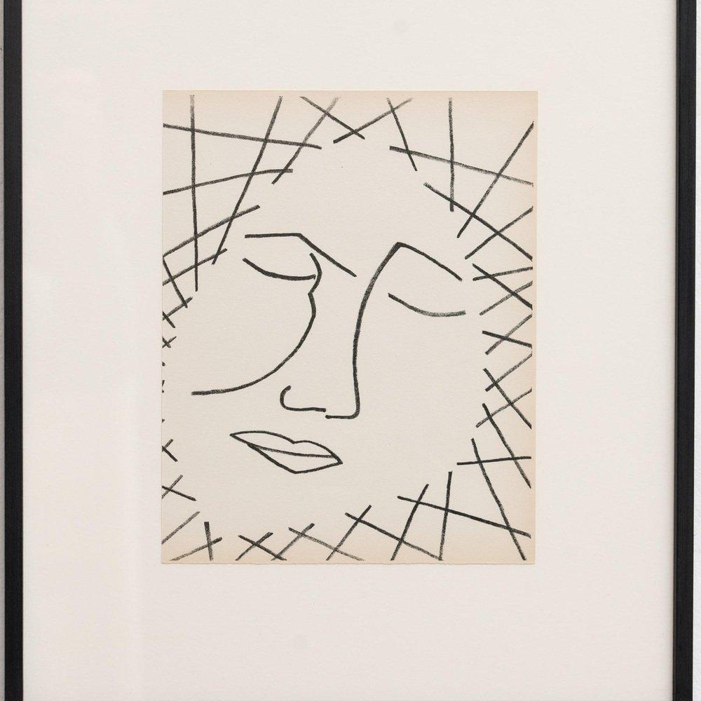 Françoise Gilot, Portraits of a Woman, 1951, Limited Editon Framed Lithography For Sale 5