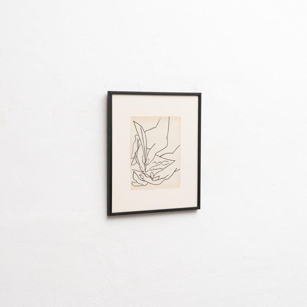 Françoise Gilot, Portraits of a Woman, 1951, Limited Editon Framed Lithography For Sale 5