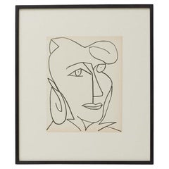 Françoise Gilot, Portraits of a Woman, 1951, Limited Editon Framed Lithography