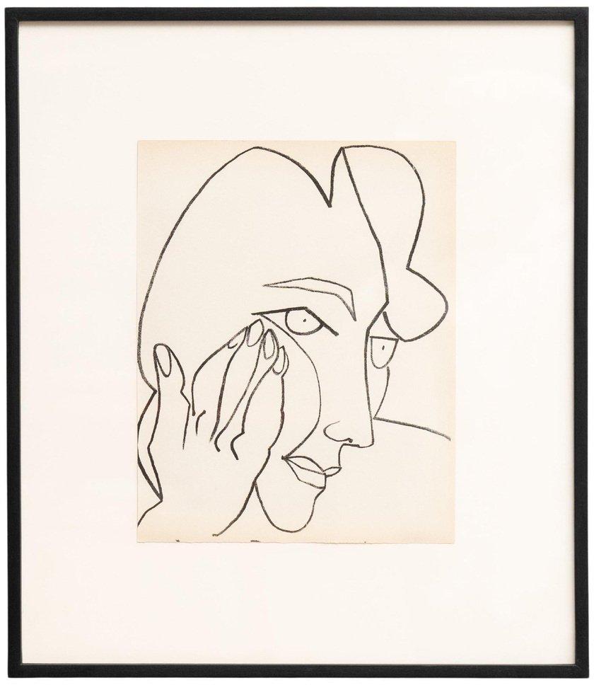 Françoise Gilot, Portraits of a Woman, 1951, Limited Editon Framed Lithography