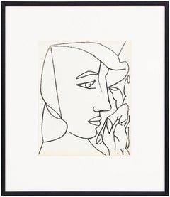 Françoise Gilot, Portraits of a Woman, 1951, Limited Editon Framed Lithography