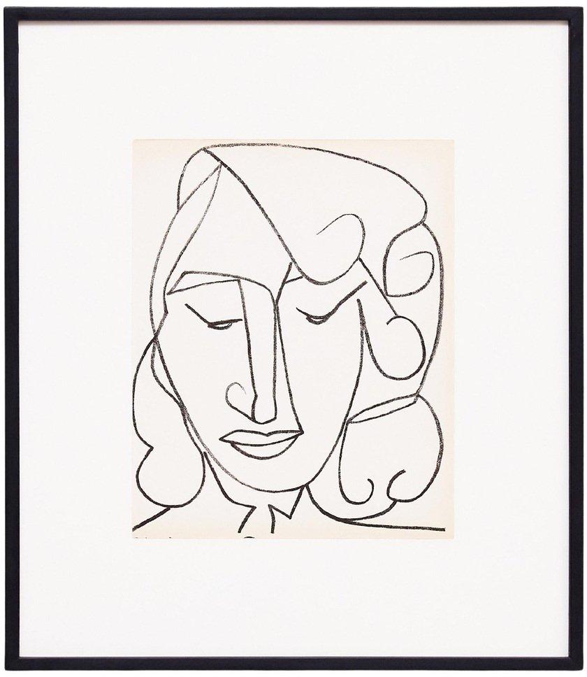 Françoise Gilot, Portraits of a Woman, 1951, Limited Editon Framed Lithography