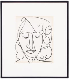 Françoise Gilot, Portraits of a Woman, 1951, Limited Editon Framed Lithography