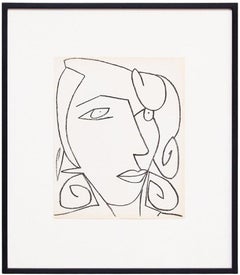 Françoise Gilot, Portraits of a Woman, 1951, Limited Editon Framed Lithography