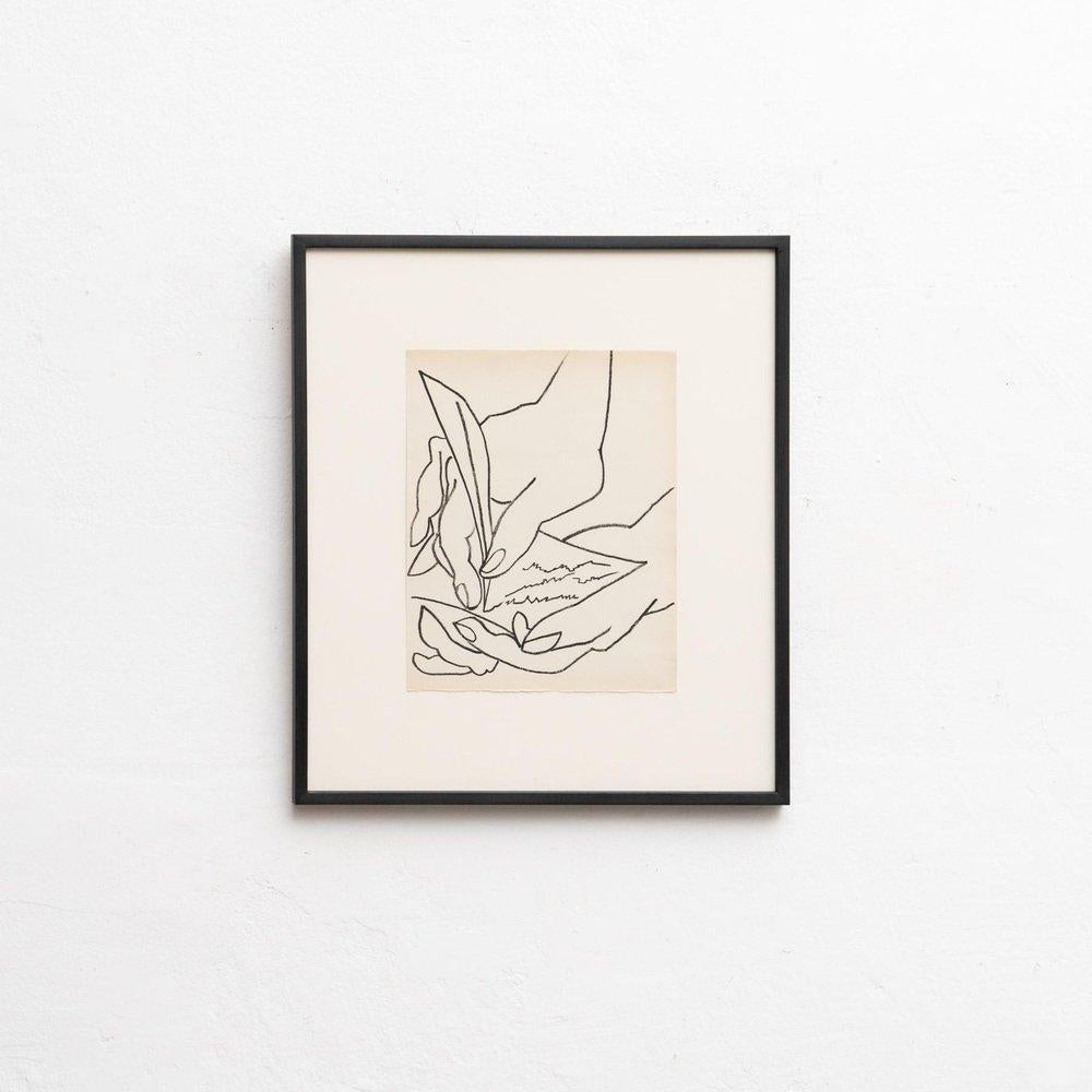 Françoise Gilot, Portraits of a Woman, 1951, Limited Editon Framed Lithography