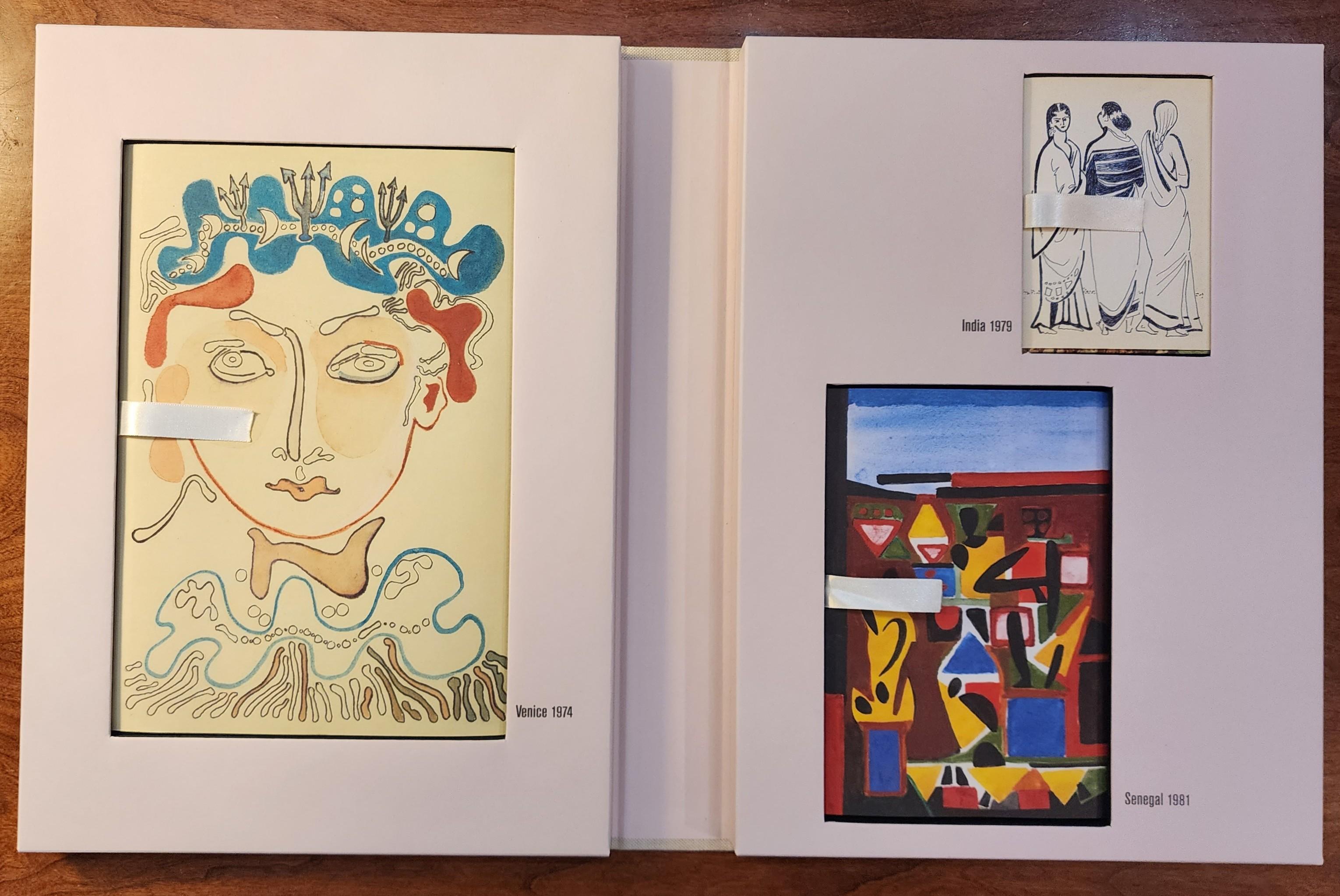 La Salute, Venice, 2017 and Three Travel Sketchbooks: Venice, Italy, Senegal For Sale 4