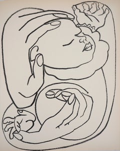 Maternity, 1951 – Original-Lithographie von Mourlot
