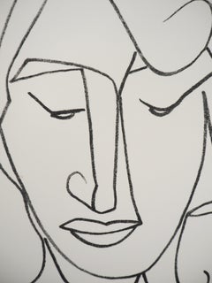 Portrait of a Woman, 1951 - Original lithograph