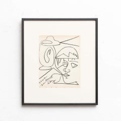 Set of 15 Original Framed Lithographs by Françoise Gilot, Mourlot, Paris, 1951