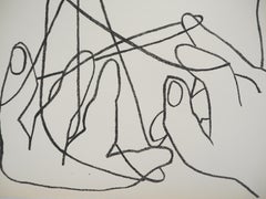 Les Jeux de cordes, 1951 - Lithographie originale de Mel Yoakum, n°8