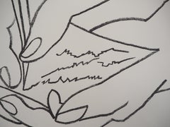 The Love Letter, 1951 - Original lithograph (Catalog raisonne Stone Echoes #8)