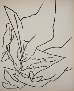 The Love Letter, 1951 - Lithographie originale (Catalog raisonné Stone Echoes #8)