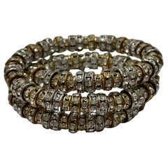 Used Françoise Montague 2-Tone Wraparound Bracelet 