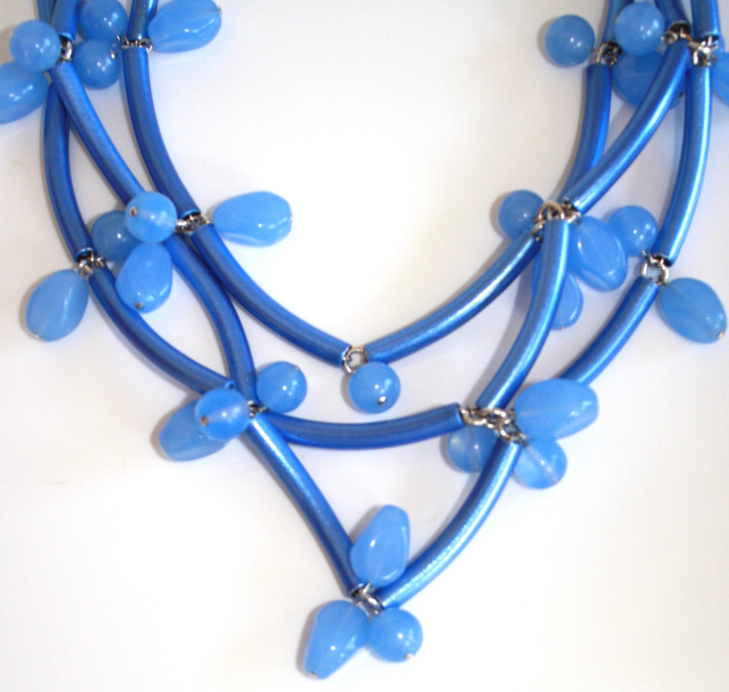Women's Francoise Montague Blue on Blue Elke Necklace 