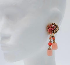 Françoise Montague Drop Knott Clip Earrings