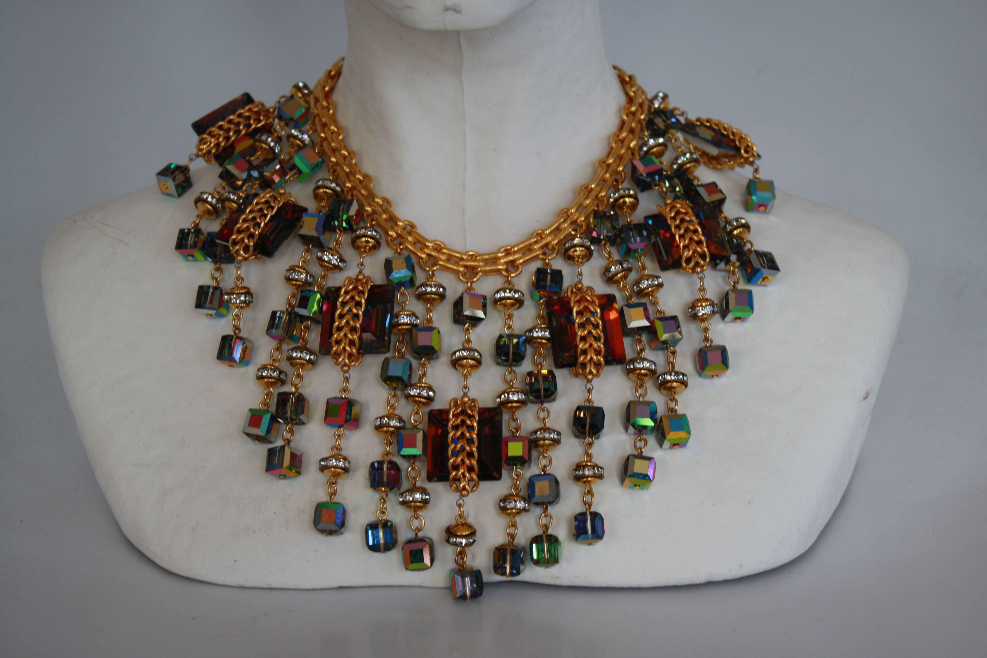 Francoise Montague Fringe Necklace  In New Condition In Virginia Beach, VA