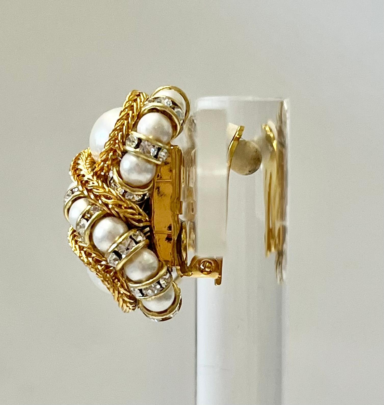 Women's or Men's Francoise Montague Glass Pearl 