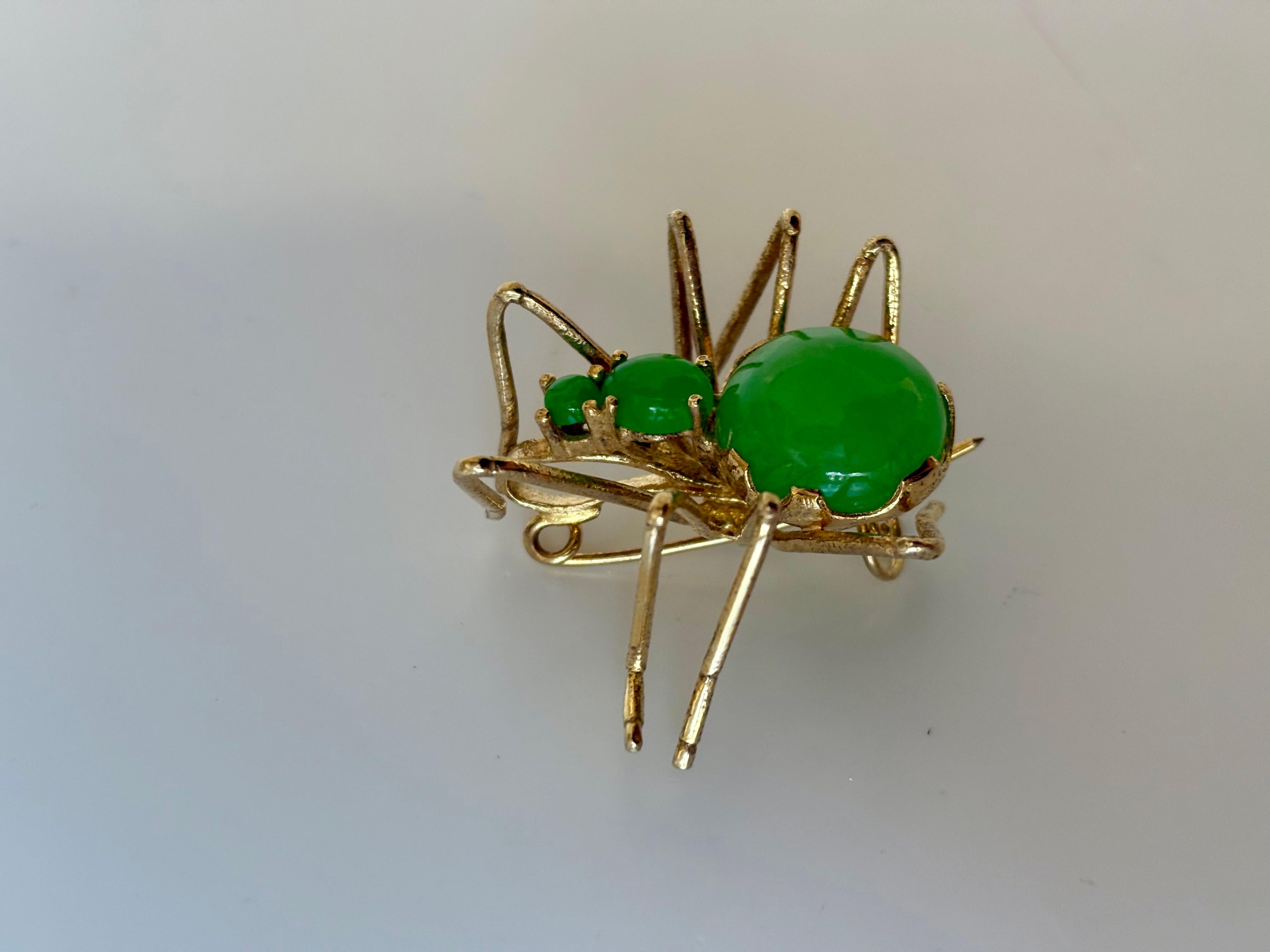 Pendientes Lolita Francoise Montague de oro y peridoto verde en venta 2