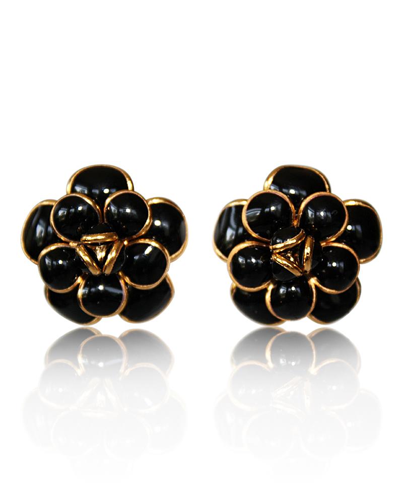 Women's Francoise Montague Gold & Black Elke Necklace For Sale