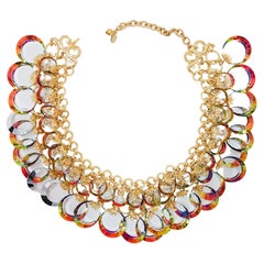 Francoise Montague Iridescent Crillon Necklace