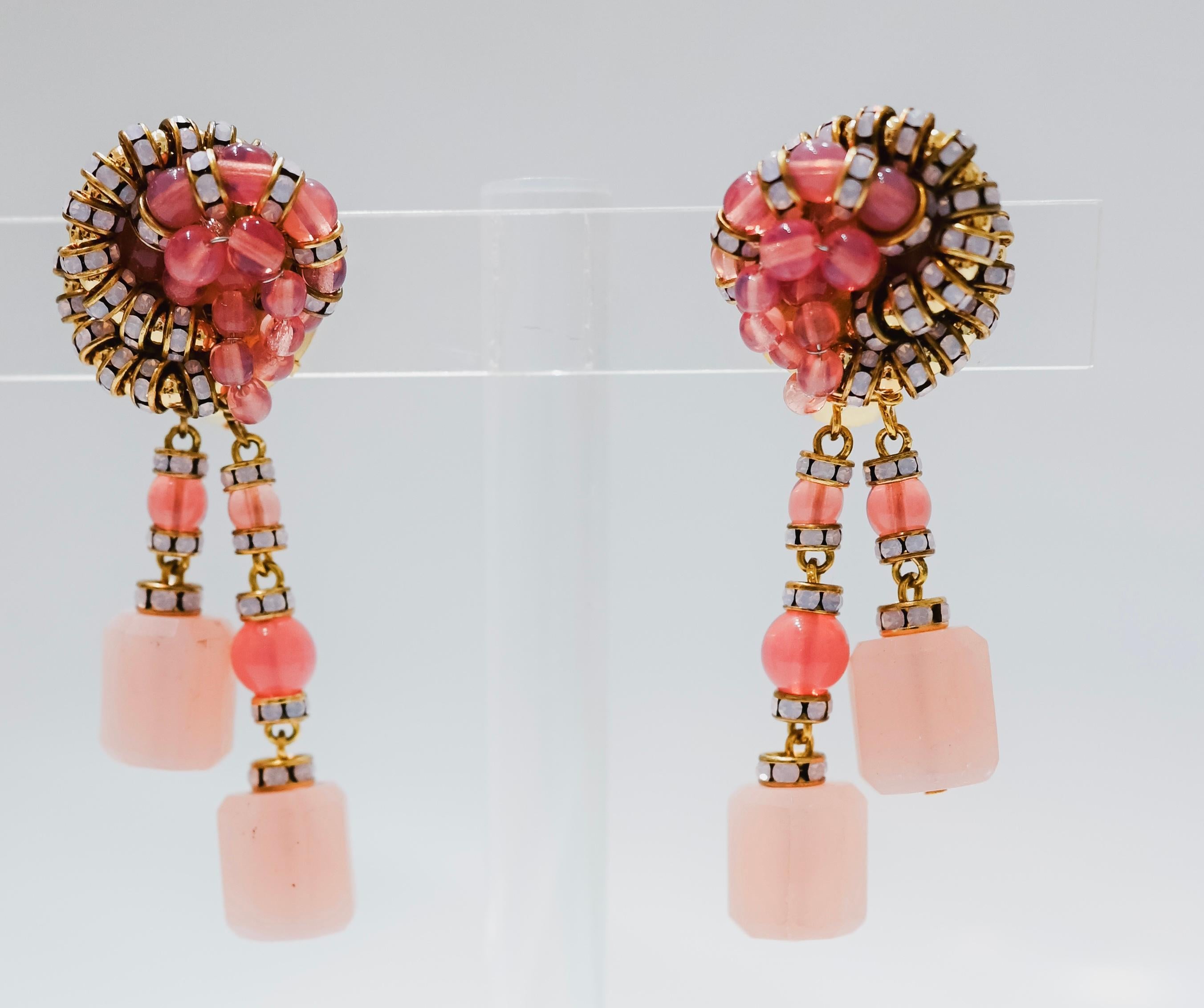 Françoise Montague Knott Drop Clip Earrings  For Sale 3