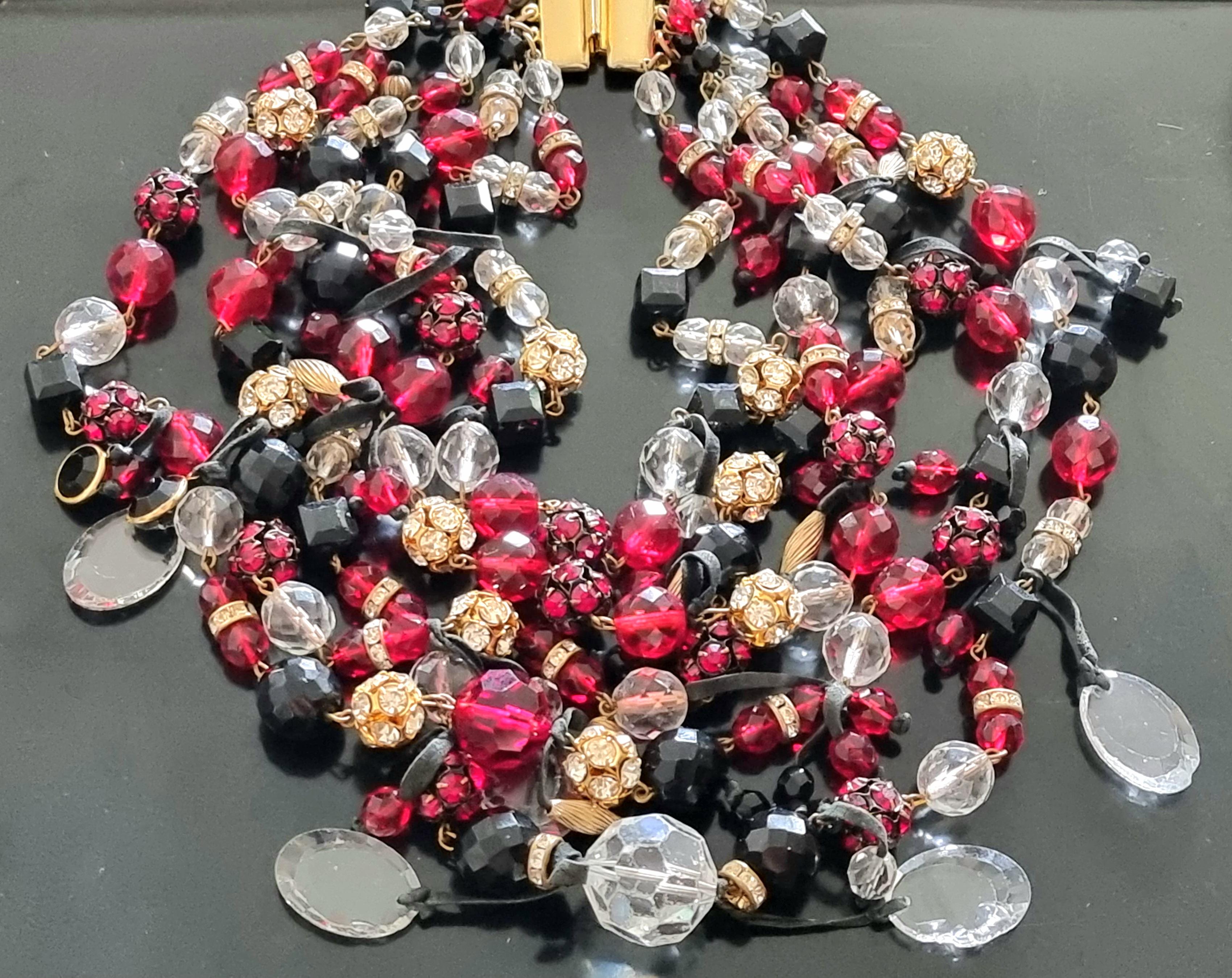 Françoise MONTAGUE Paris, Magnifique collier ancien massif, vintage des années 60 en vente 6