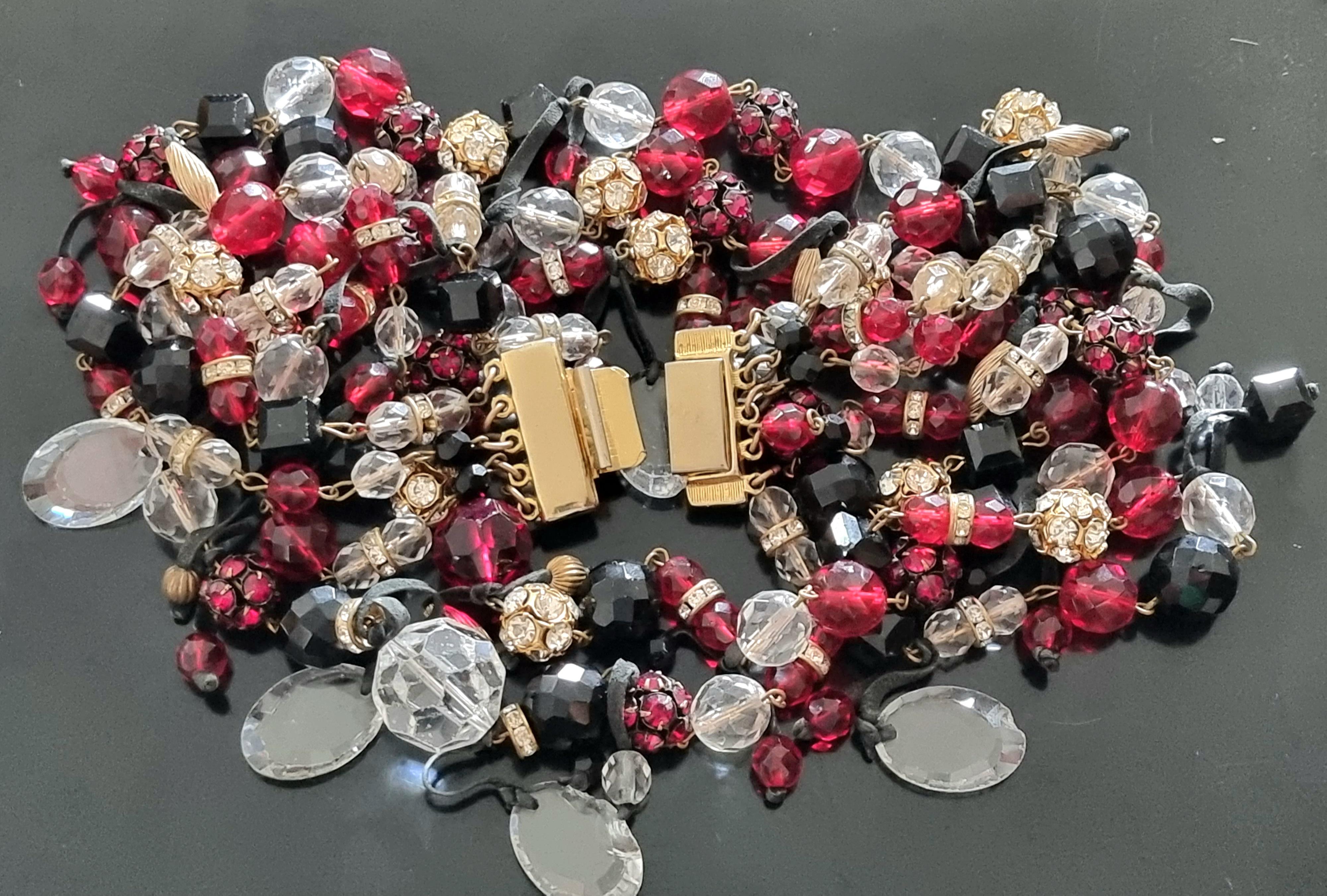Françoise MONTAGUE Paris, Magnifique collier ancien massif, vintage des années 60 en vente 10